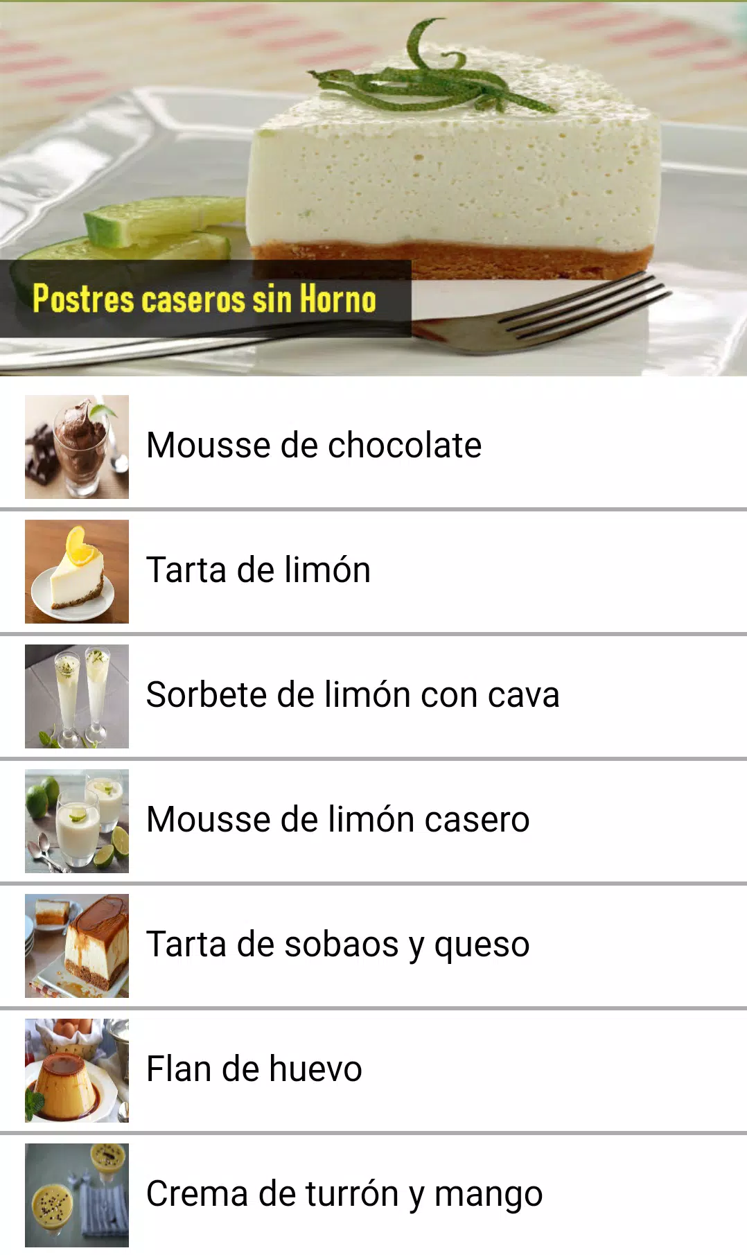 Postres Fáciles sin Horno - Recetas Prácticas APK for Android Download Postres Fáciles sin Horno - Recetas Prácticas APK for Android Download