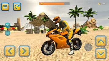 Desert Motorbike Driving 3D poster