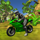 Jungle Motorbike Jumping 3D icône