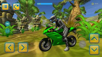 Jungle Motorbike Jumping 3D Affiche