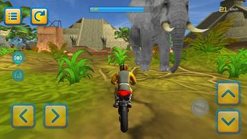 Jungle Motorbike Jumping 3D capture d'écran 1