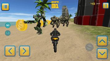 Motorbike Monster Escape 3D screenshot 2