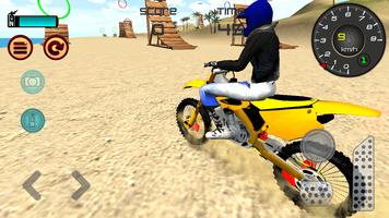 پوستر Motocross Beach Jumping