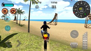 Motocross Beach Jumping capture d'écran 2