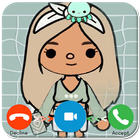 Fake Call Miga Town Funny-icoon