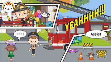 Miga Town: My Fire Station ảnh chụp màn hình 1