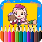 آیکون‌ Miga Town Game Coloring