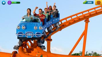 Roller Coaster 3D - Theme Park imagem de tela 2