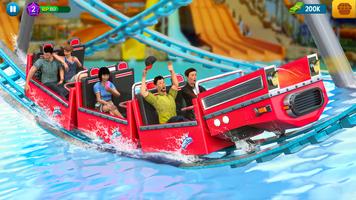 Roller Coaster 3D - Theme Park imagem de tela 3