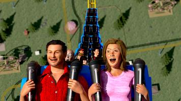 Roller Coaster 3D - Theme Park imagem de tela 1