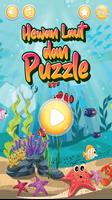 Game Edukasi Anak - Hewan Laut dan Puzzle Affiche