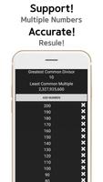 Advanced GCD LCM Calculator تصوير الشاشة 1