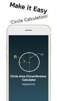 Poster Circle Area Circumference Calc