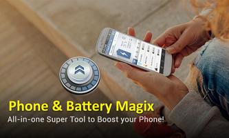 Battery Saver & Phone Booster - Fast Clean Phone الملصق