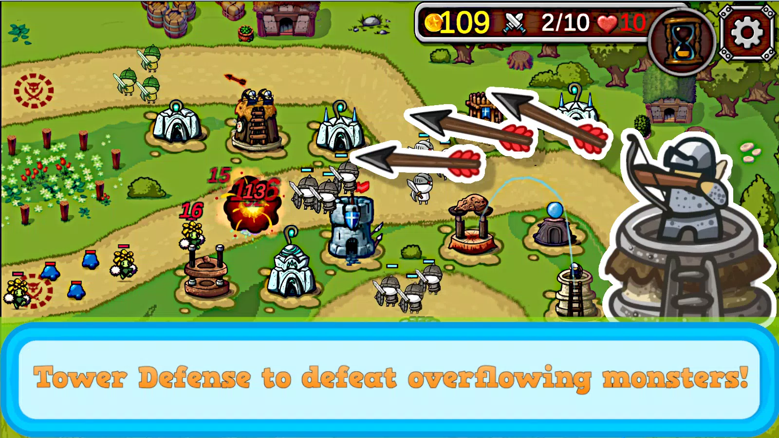 Monster Tower Defense, Games