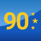 90 Days Schengen biểu tượng