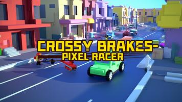 Crossy Brakes-Pixel Racer 스크린샷 1