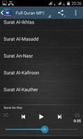 Full Quran MP3 As Sudais स्क्रीनशॉट 1