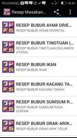 Resep Masakan Bubur Screenshot 1