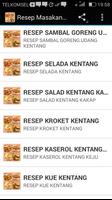 Resep Masakan Kentang syot layar 3