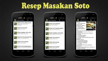 Resep Masakan Soto poster