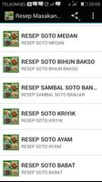 Resep Masakan Soto স্ক্রিনশট 2
