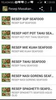 Resep Masakan Seafood Ekran Görüntüsü 3