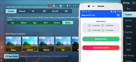 MidDroid - GFX TOOL 60 FPS for PUBG‏ ảnh chụp màn hình 2