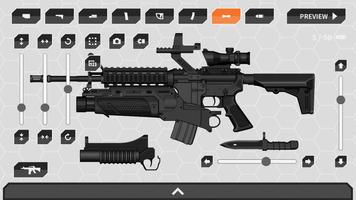 Gun Maker - تخصيص وتصميم الملصق