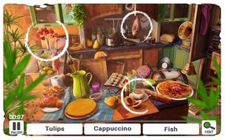 Hidden Objects Messy Kitchen – Cleaning Game โปสเตอร์