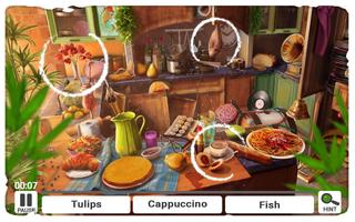 Hidden Objects Messy Kitchen – Cleaning Game پوسٹر