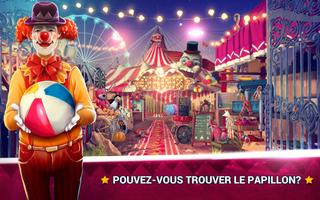 Objets Cachés Cirque - Jeux Éducatifs en Francais Affiche