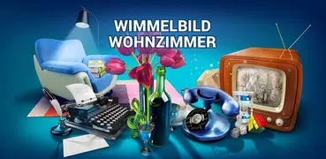 Wimmelbild Wohnzimmer - Zimmer
