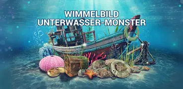 Wimmelbild Unter Dem Meer - Unterwasserspiele