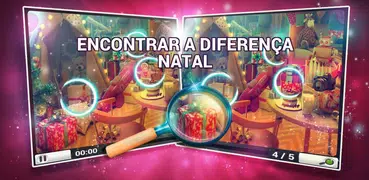 Encontre a Diferença Natal: Jogos de Quebra Cabeça