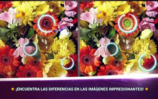 Encuentra las Diferencias Flor Poster