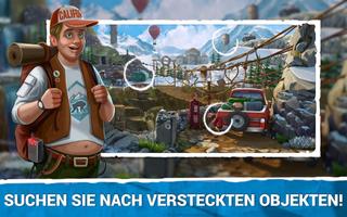 Wimmelbild Schatzsuche - Abenteuer Spiele Plakat