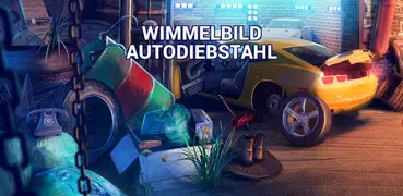 Wimmelbild Autodiebstahl Garage Fall - Auto Spiele