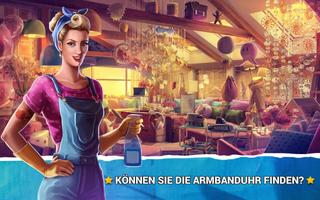 Wimmelbild Wohnzimmer 2 - Zimmer Aufräumen Spiele Plakat