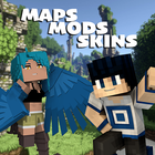 Mods, Skins, Maps for Minecraft PE Zeichen