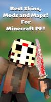 Mods, Skins, Maps for Minecraft PE 포스터
