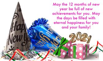 Happy New Year Wishes 2021 screenshot 1