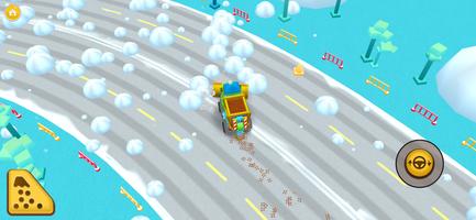 Street Snow Plow game for kids imagem de tela 1