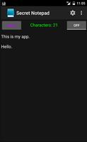Secret Notepad capture d'écran 3