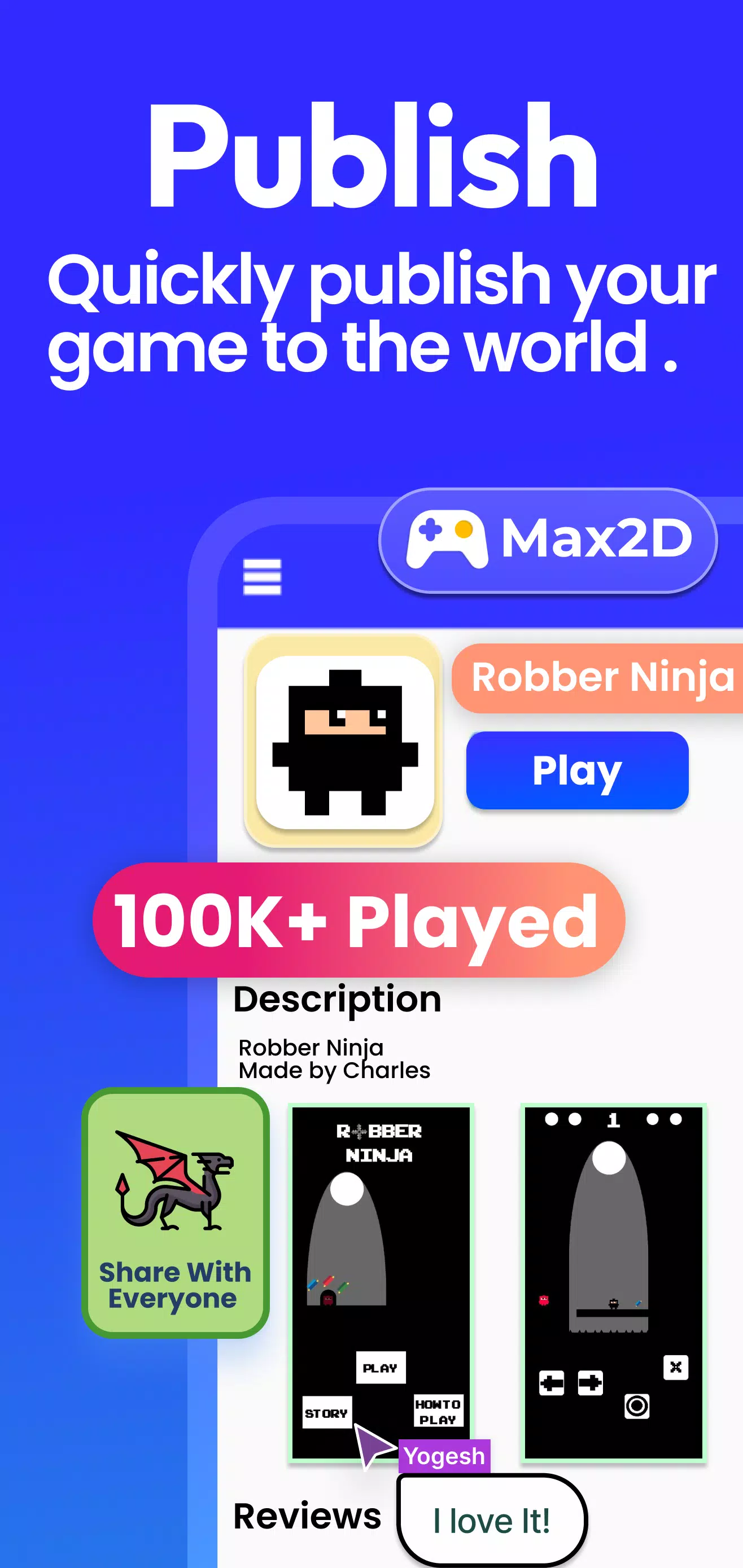 How to export games into apk in max2d, how to install games from max2d