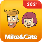 Learn English With Mike&Cate icône