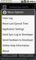 Toodledo.com Sync Add-on capture d'écran 1