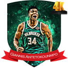 Giannis Antetokounmpo Wallpaper HD 4K 🏀🏀 ikona