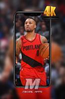 Damian Lillard Wallpaper HD 4K 🏀🏀 penulis hantaran