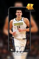 Nikola Jokic Wallpaper HD 4K 🏀🏀 Affiche